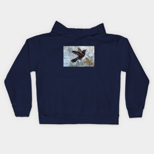 Livia's Black bird Kids Hoodie